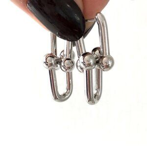 Hardware Link U Earrings